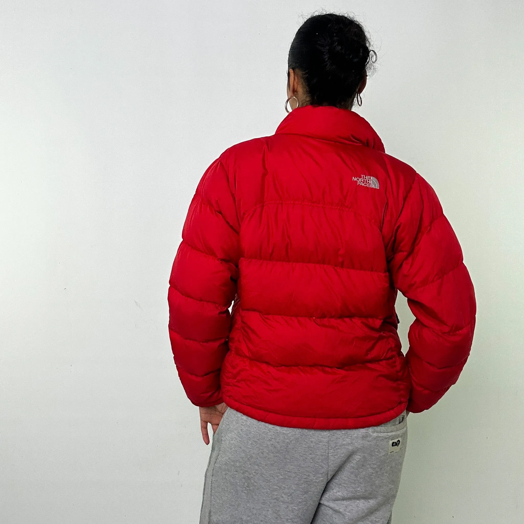 Red y2ks The North Face 700 Series Puffer Jacket Coat (S)