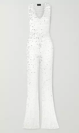 Retrofete - Nirvana Jumpsuit - White/Silver