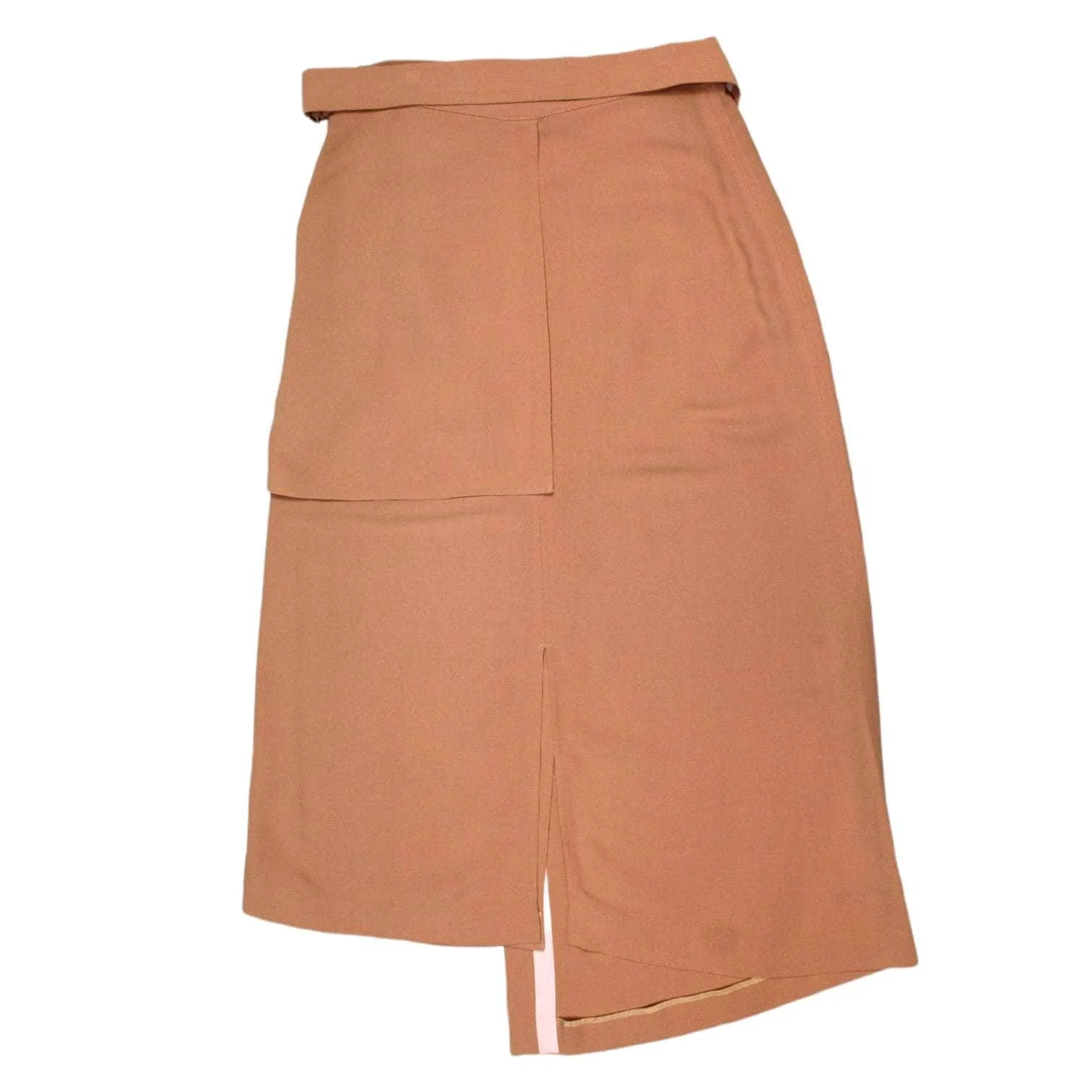 Richard Nicoll Asymmetrical Dusky Pink Skirt