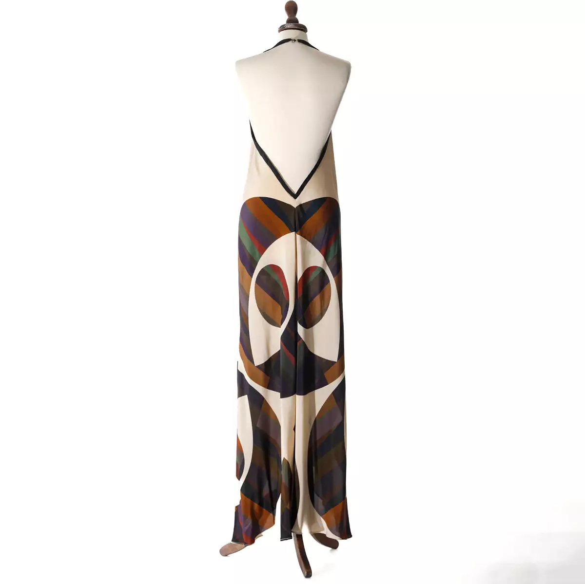 SABA SILK DRESS GEOMETRIC