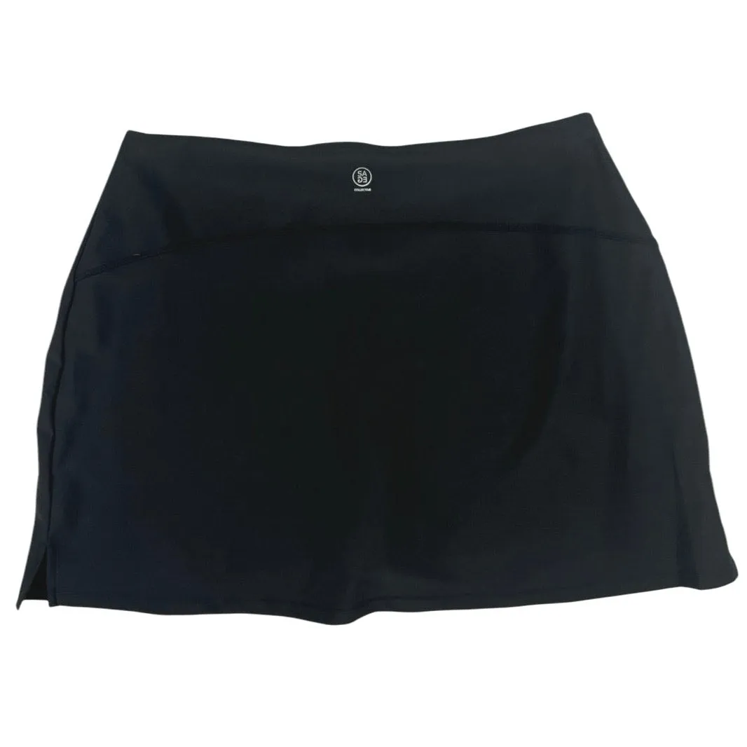 Sage Collective Black Pull On Tennis Golf Running Athletic Mini Skirt Size M