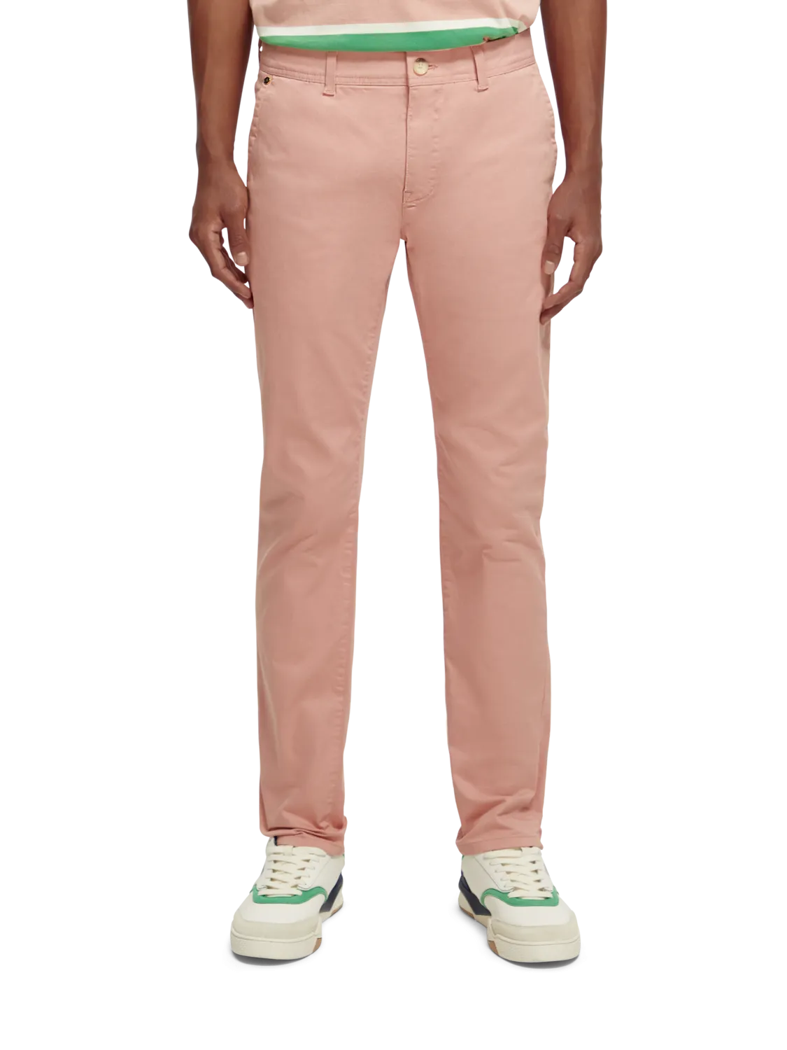 Scotch & Soda - Essential Cotton Chinos - Flamingo or Riviera Blue