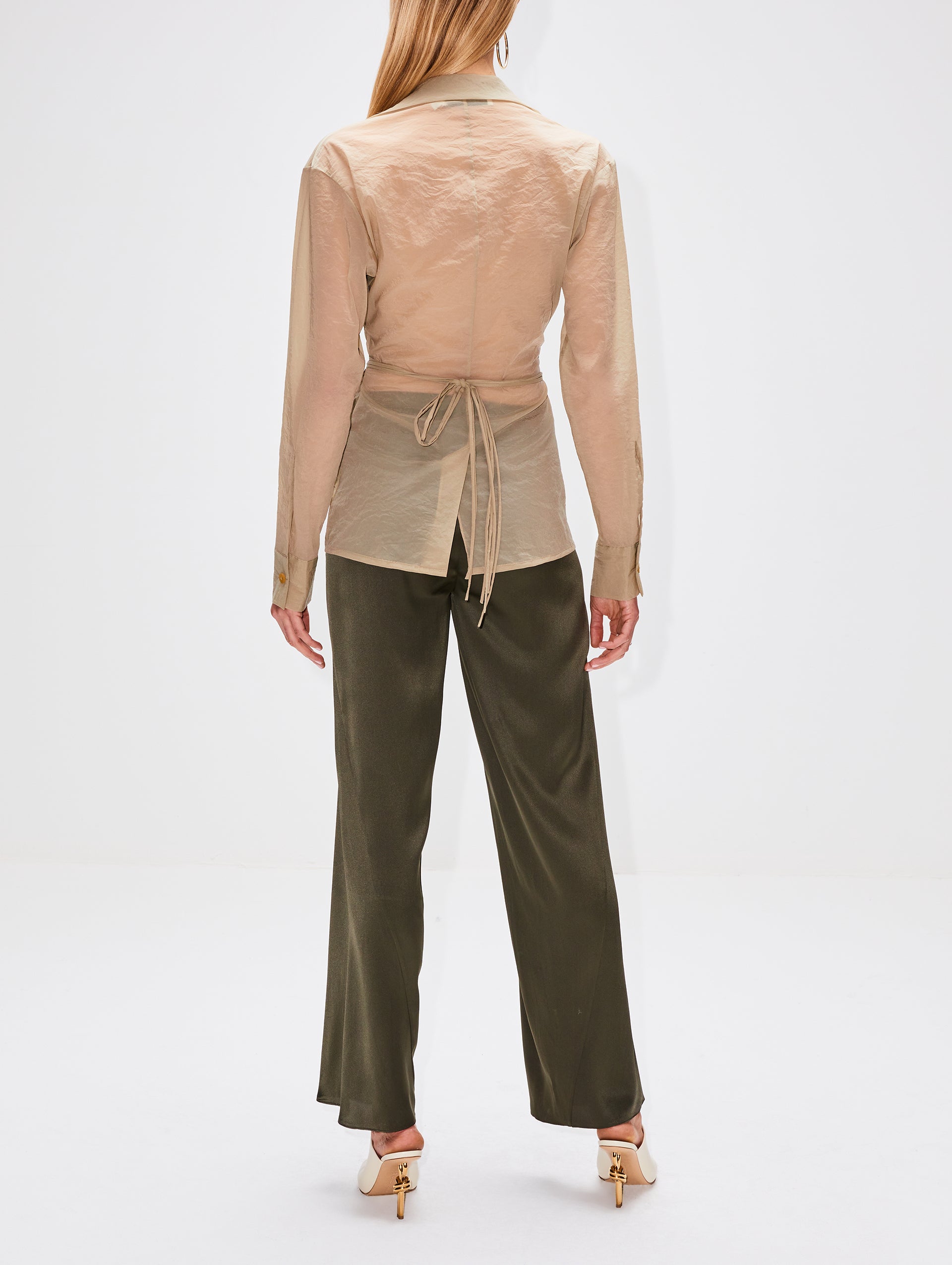 Silk Bias Trouser