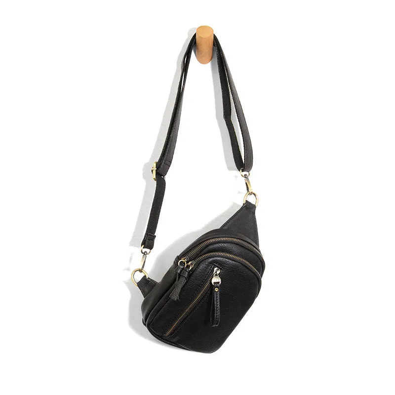 Skyler Sling Bag in Black