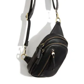 Skyler Sling Bag in Black