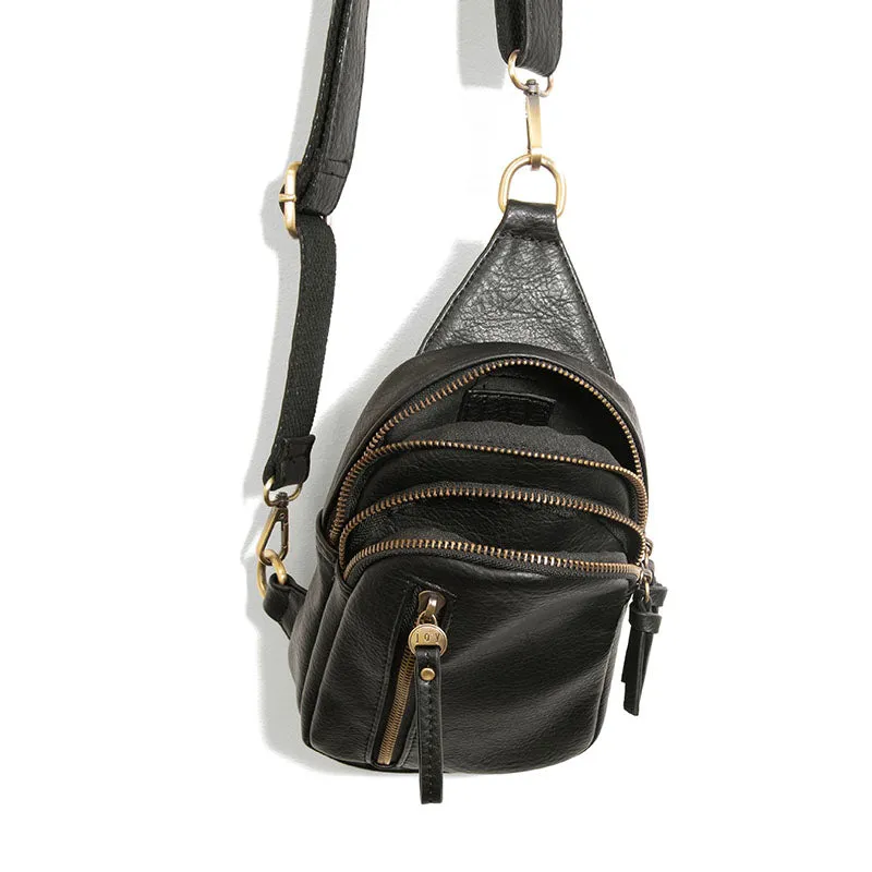 Skyler Sling Bag in Black