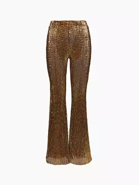 Slim Sequin Flare Pant