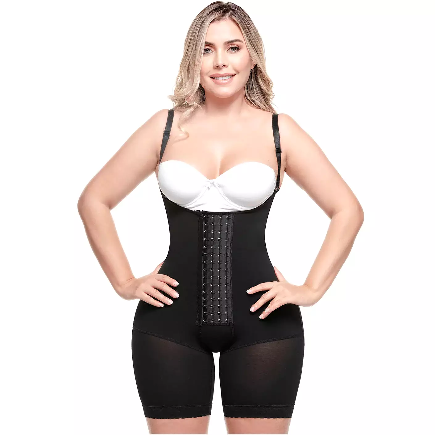 SONRYSE 047BF | Postpartum Post Surgery Compression Garment | Tummy Control Butt Lifter Body Shaper | Daily Use Open Bust Shapew