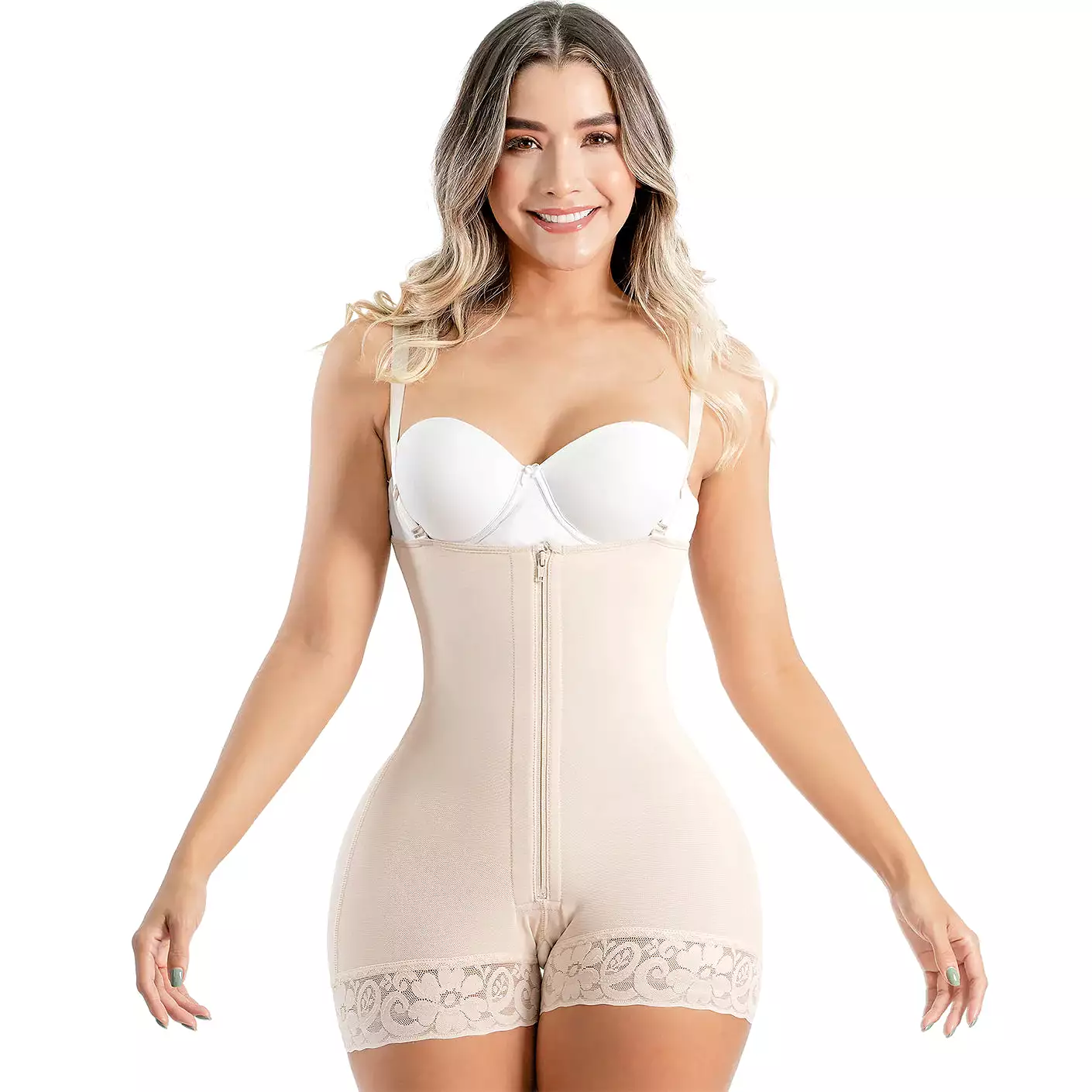 SONRYSE 095ZF | COLOMBIAN BUTT LIFTER STRAPLESS SHAPEWEAR BODYSUIT | POSTPARTUM AND DAILY USE | POWERNET