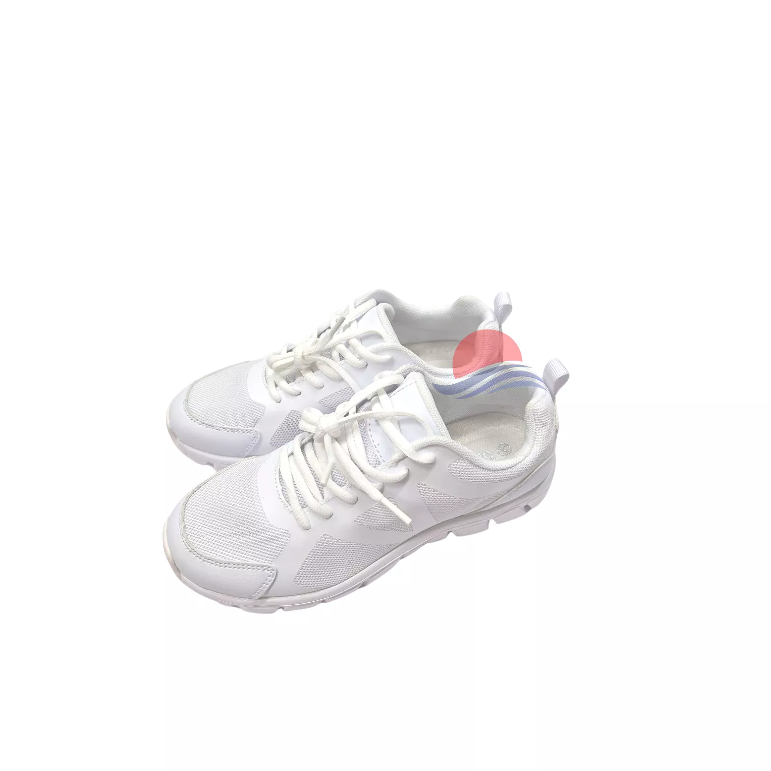 SPIKE White School Shoes -  Lace