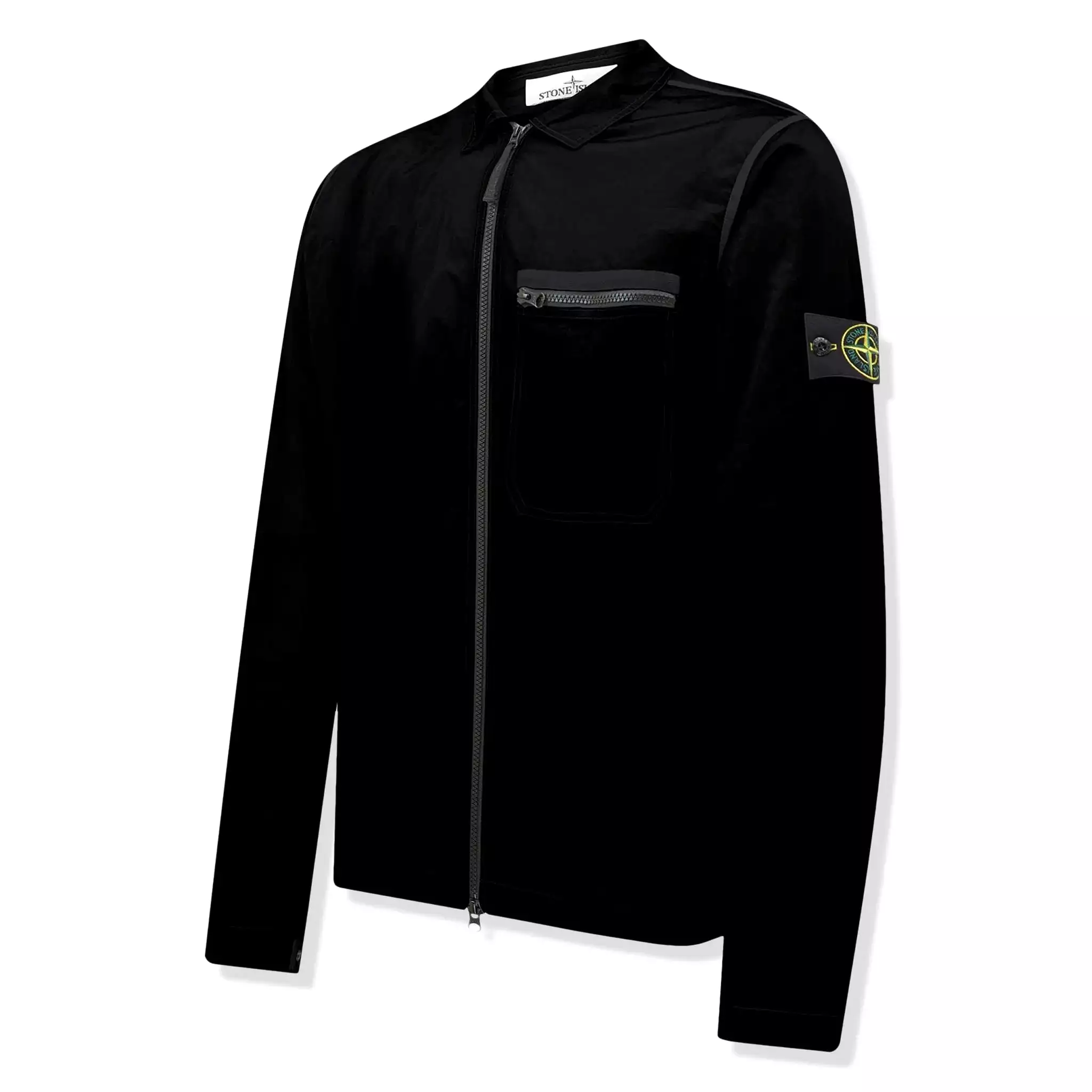 Stone Island Nylon Metal Black Overshirt