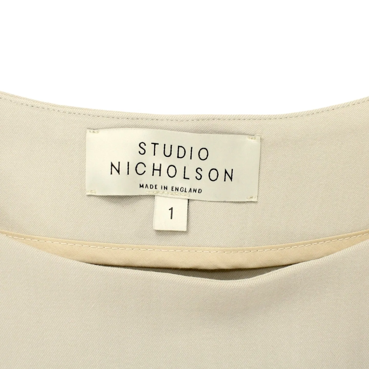 Studio Nicholson Putty A Line Skirt