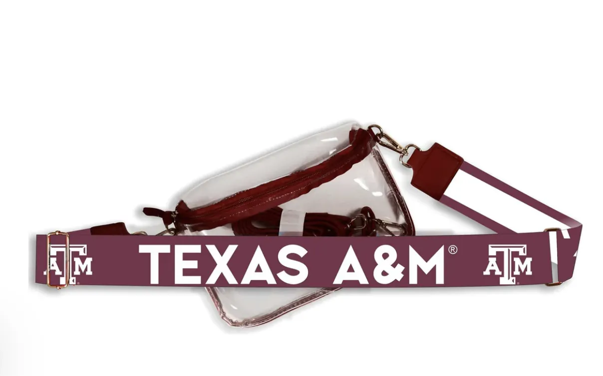 Texas A&M Hailey Clear Sling Bag