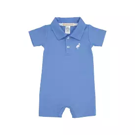 The Beaufort Bonnet Company - Barbados Blue Sir Propers Romper