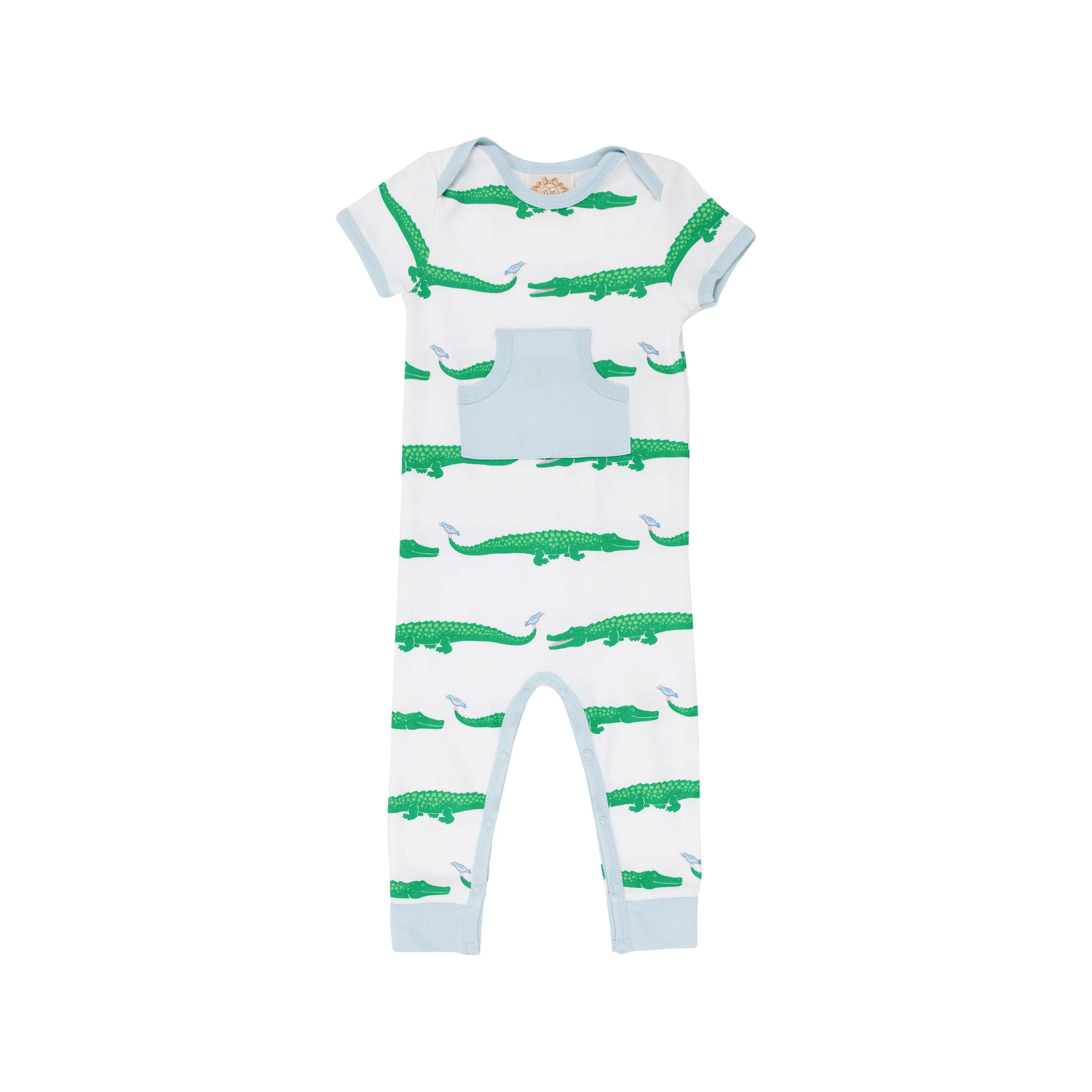 The Beaufort Bonnet Company - Gator Pond Pals SS Rowdy Rugby Romper