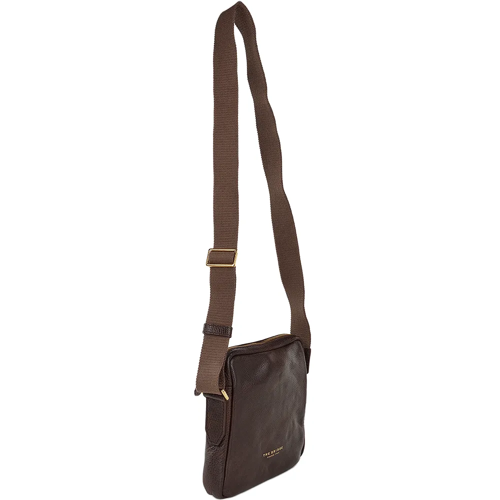 The Bridge Full Grain Italian Large Travel Bag  Brown - 54043 79 14 NH