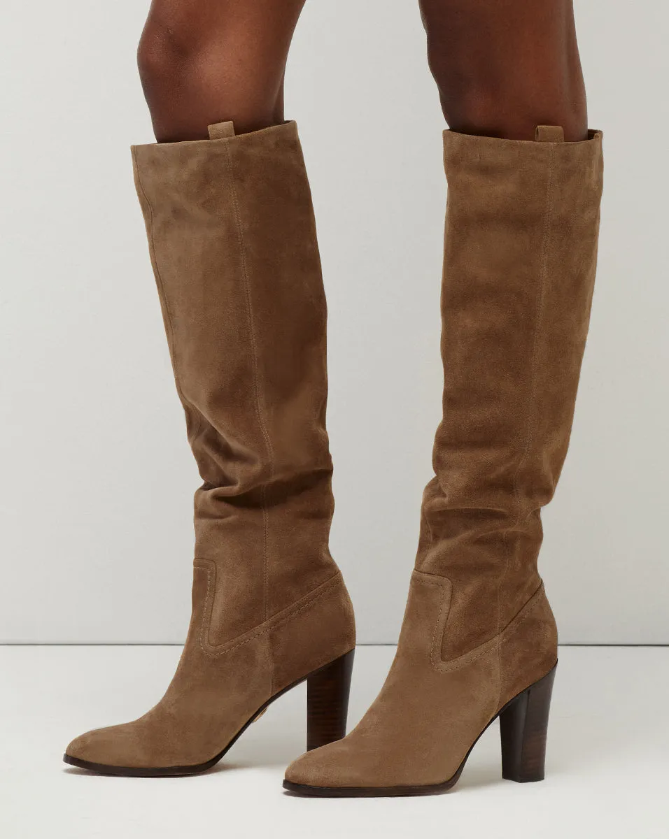 Vesper Suede Knee-High Boot