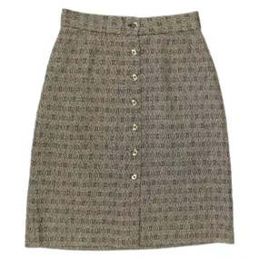 Vintage Gor-Ray Brown Wool Skirt