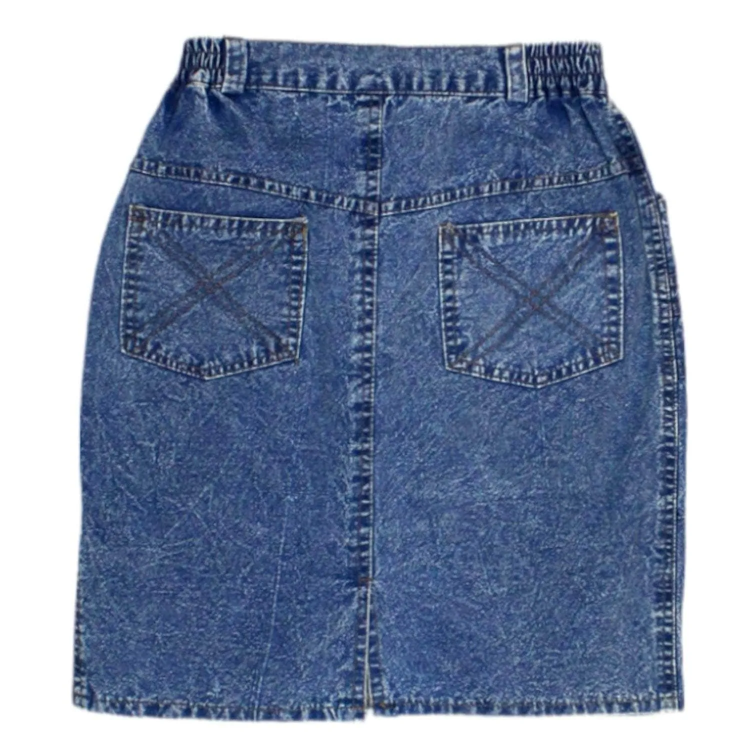 Vintage Rifie Blue Denim Mini Skirt