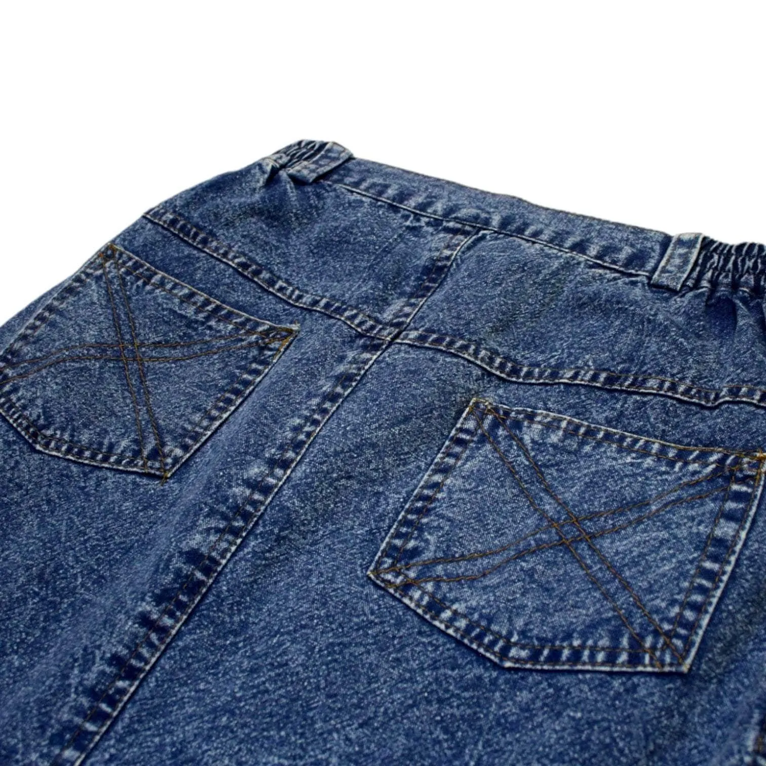 Vintage Rifie Blue Denim Mini Skirt