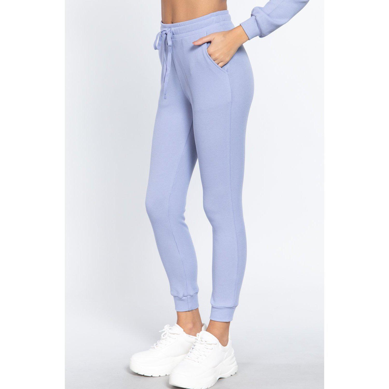 Waist Band Side Pocket Thermal Pants