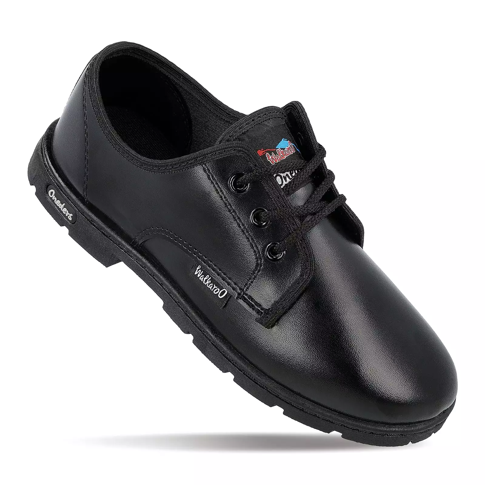 Walkaroo Boys School Shoes - WV521 Black