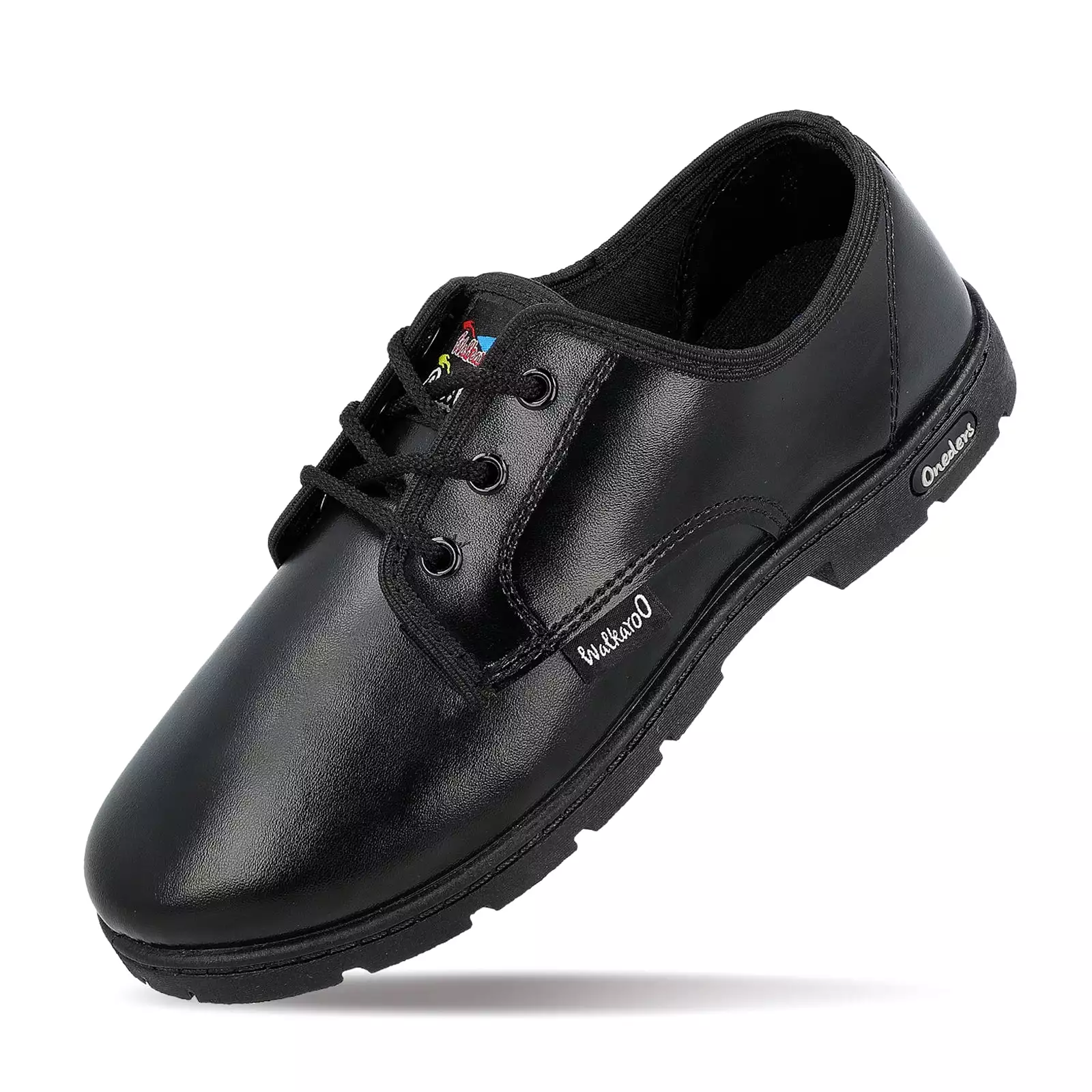 Walkaroo Boys School Shoes - WV521 Black