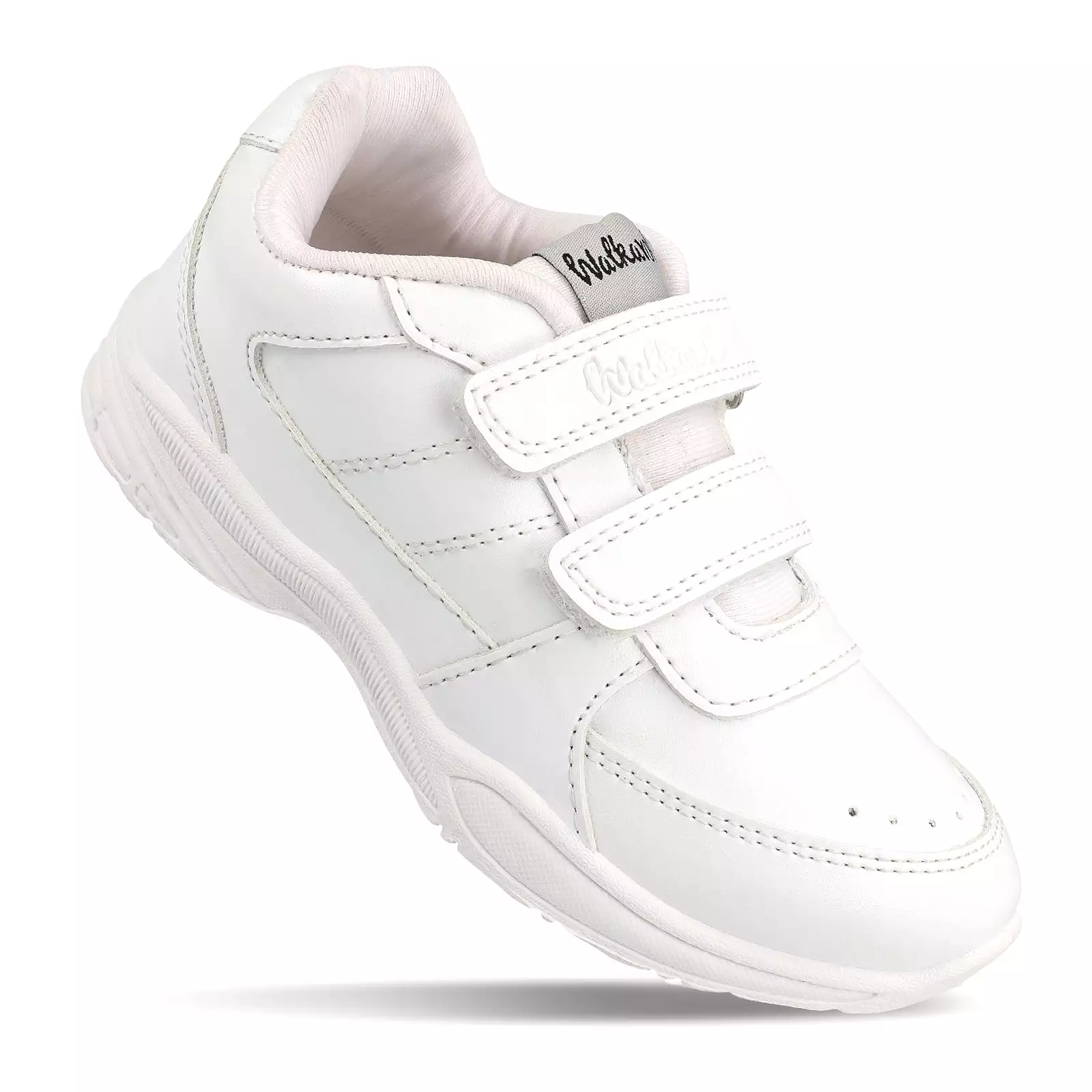 Walkaroo Kids School Shoes - 570 White