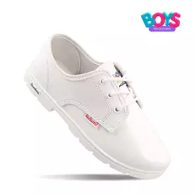 Walkaroo Kids School Shoes - WV521 White