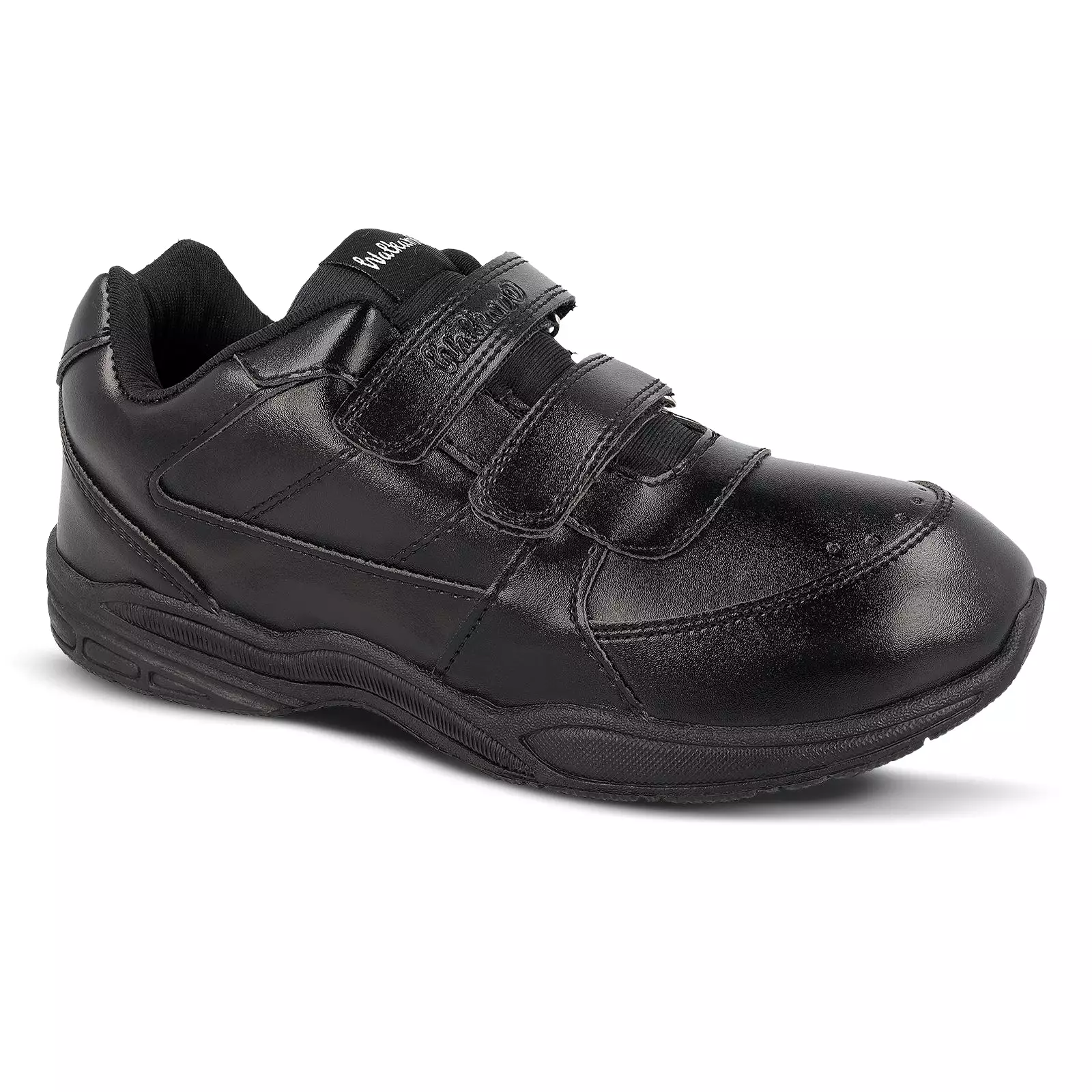 Walkaroo Senior Boys School Shoes - 570 Black