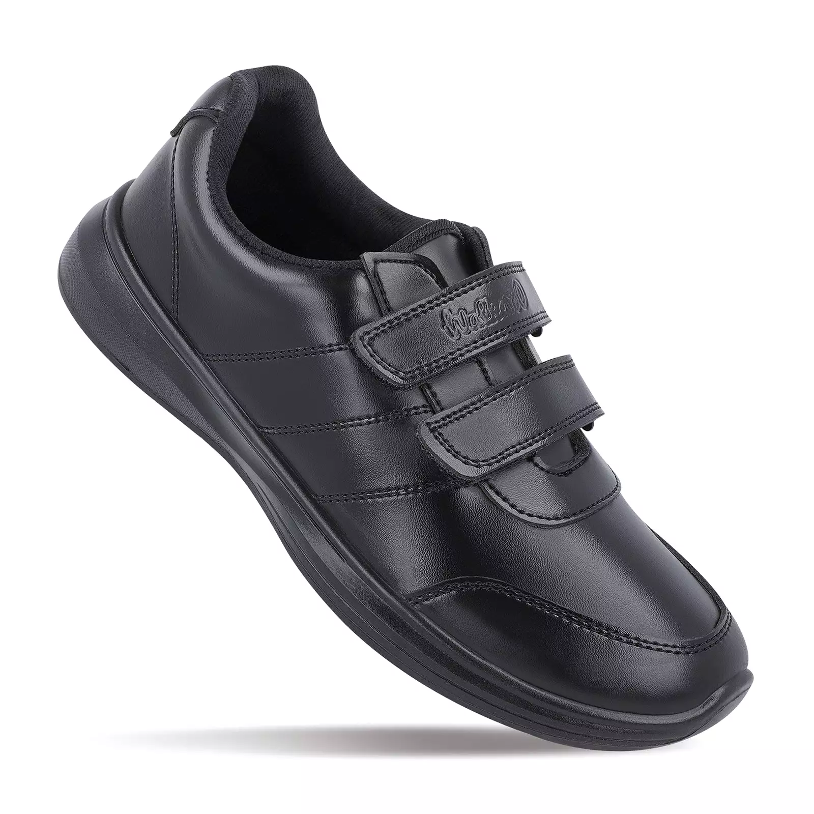 Walkaroo Senior boys School Shoes - WV502 Black