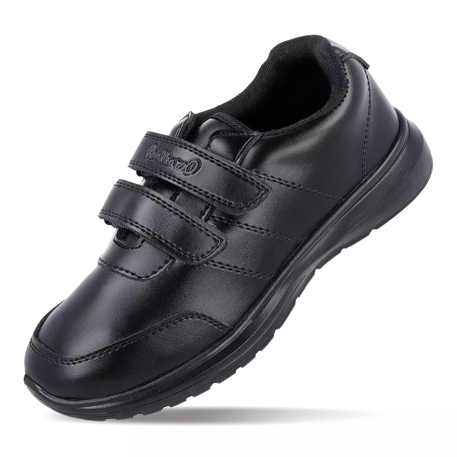 Walkaroo Senior boys School Shoes - WV502 Black