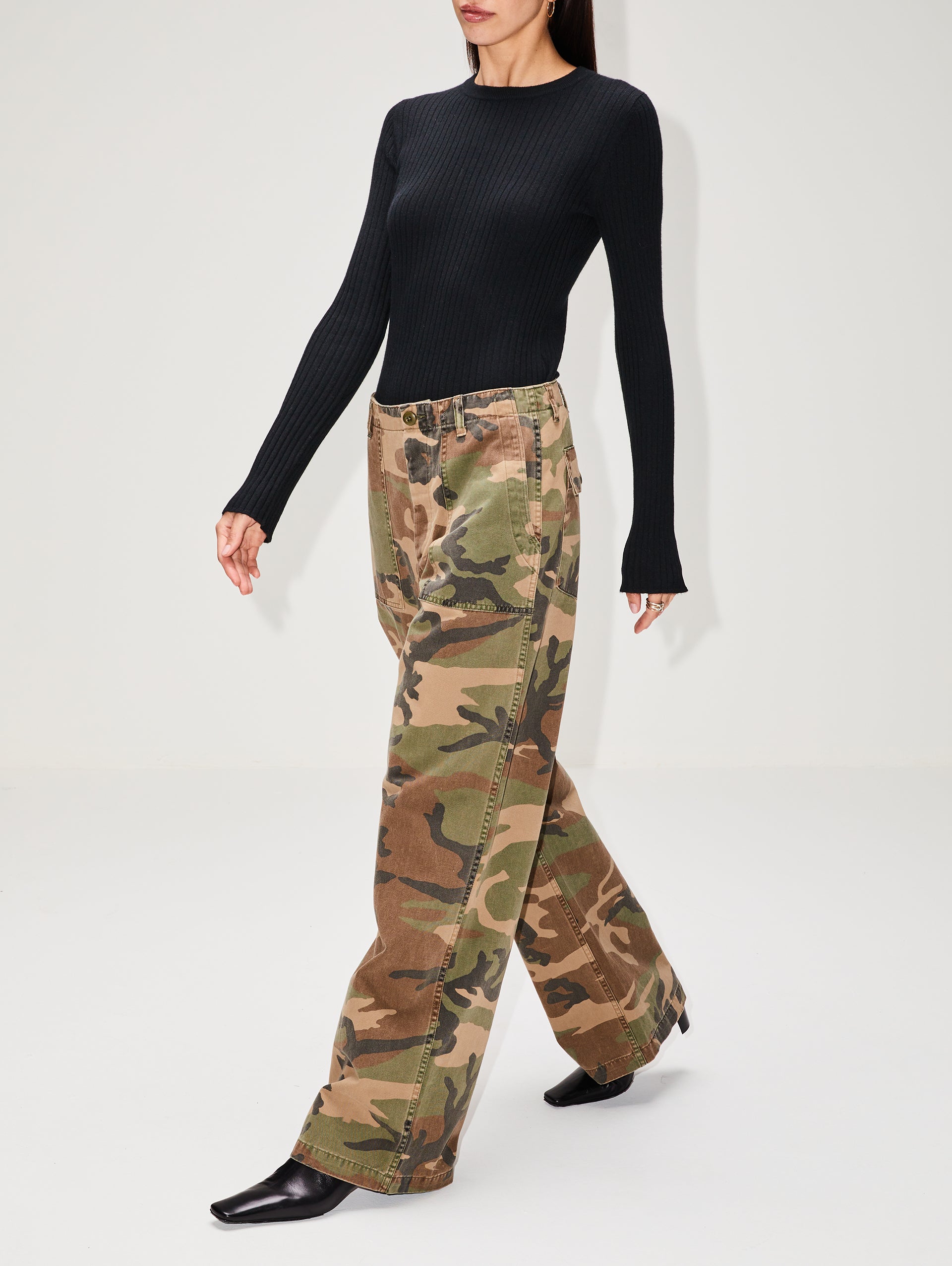 Wide Leg Utility Pant