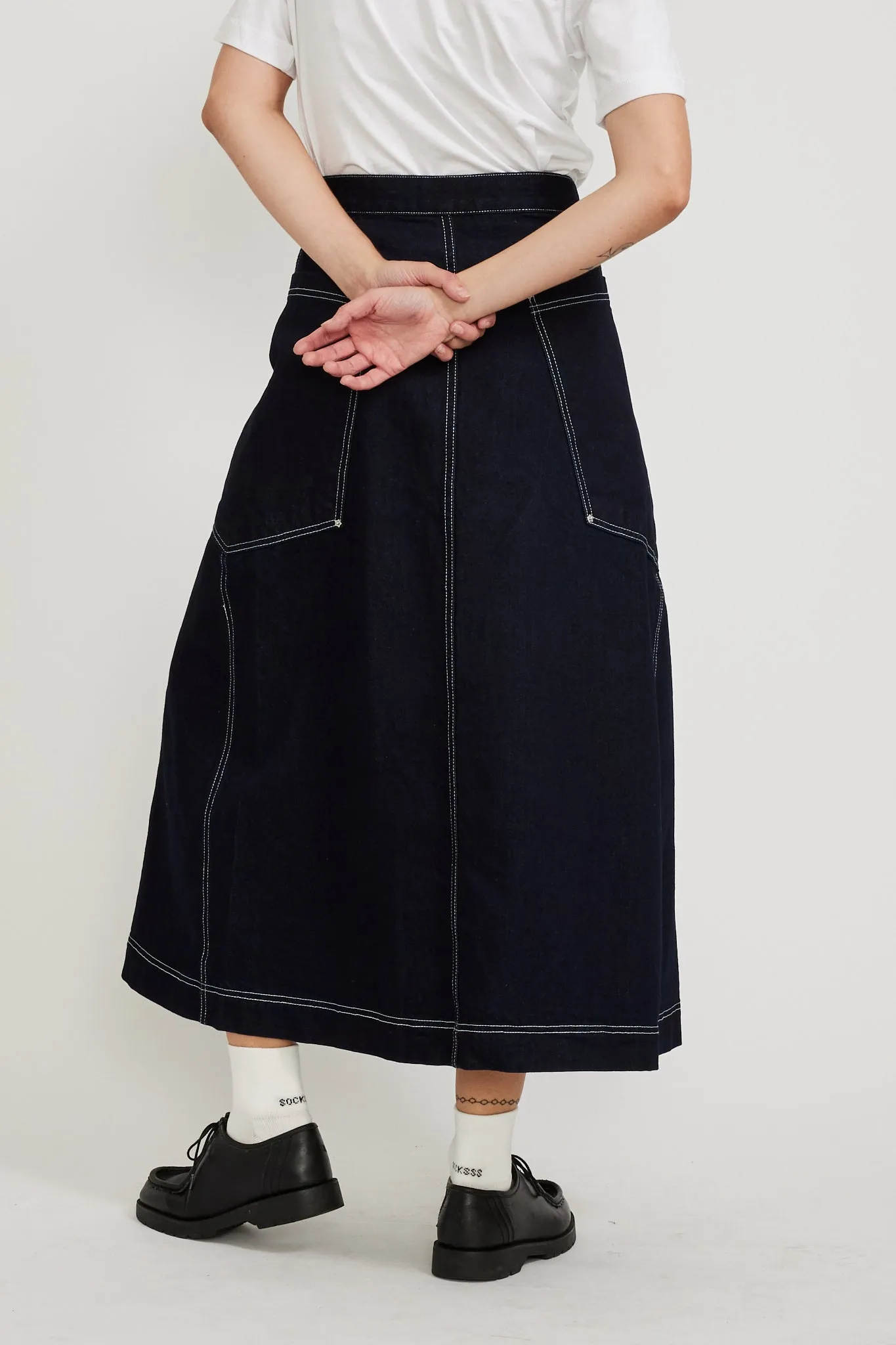 Wrap Skirt Indigo