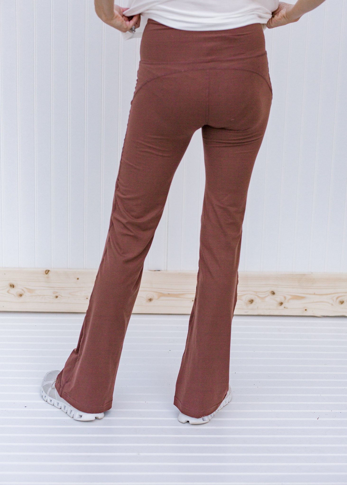 X Athleisure Smoky Topaz Flared Yoga Pants