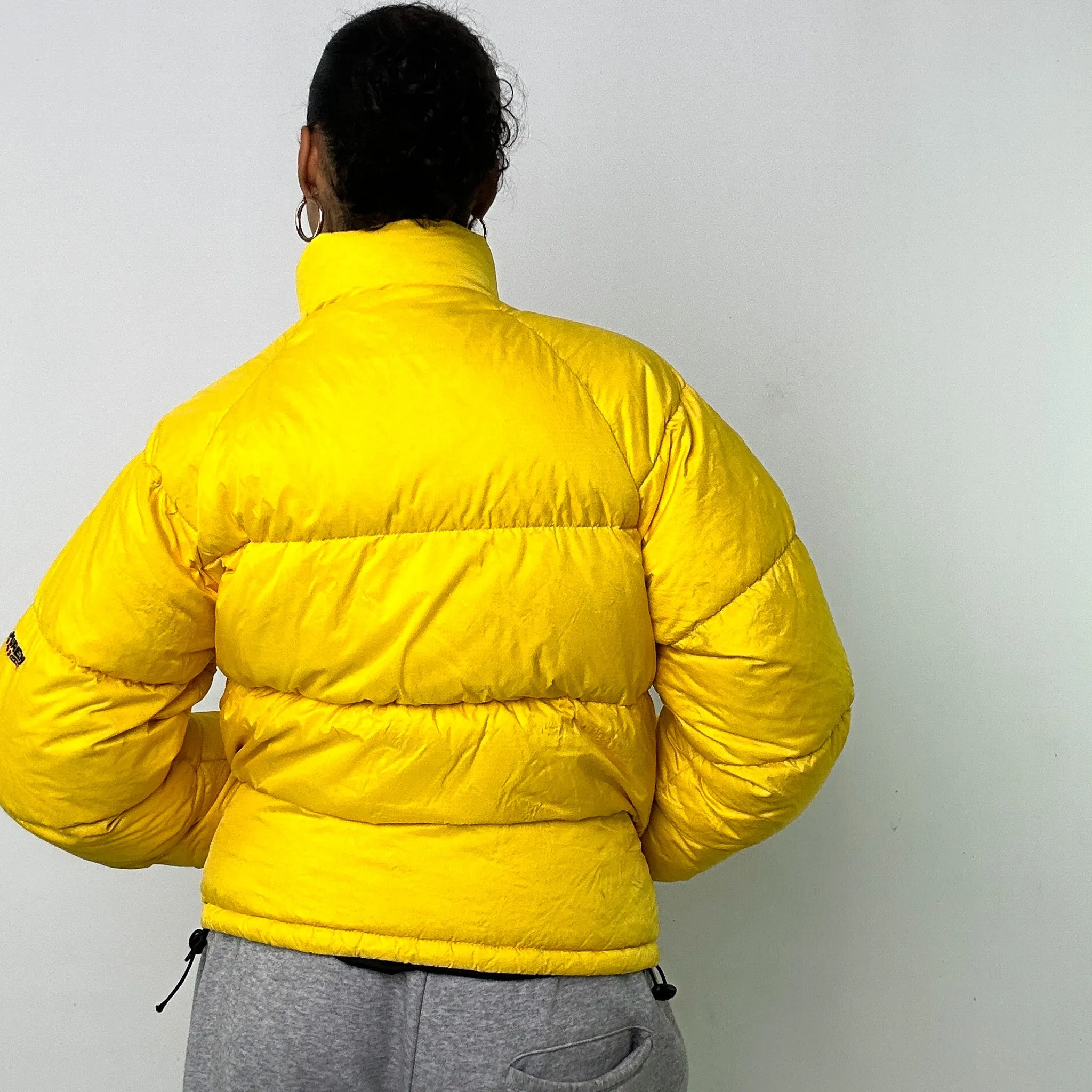 YELLOW 90S POLO SPORT RALPH LAUREN PUFFER JACKET COAT (