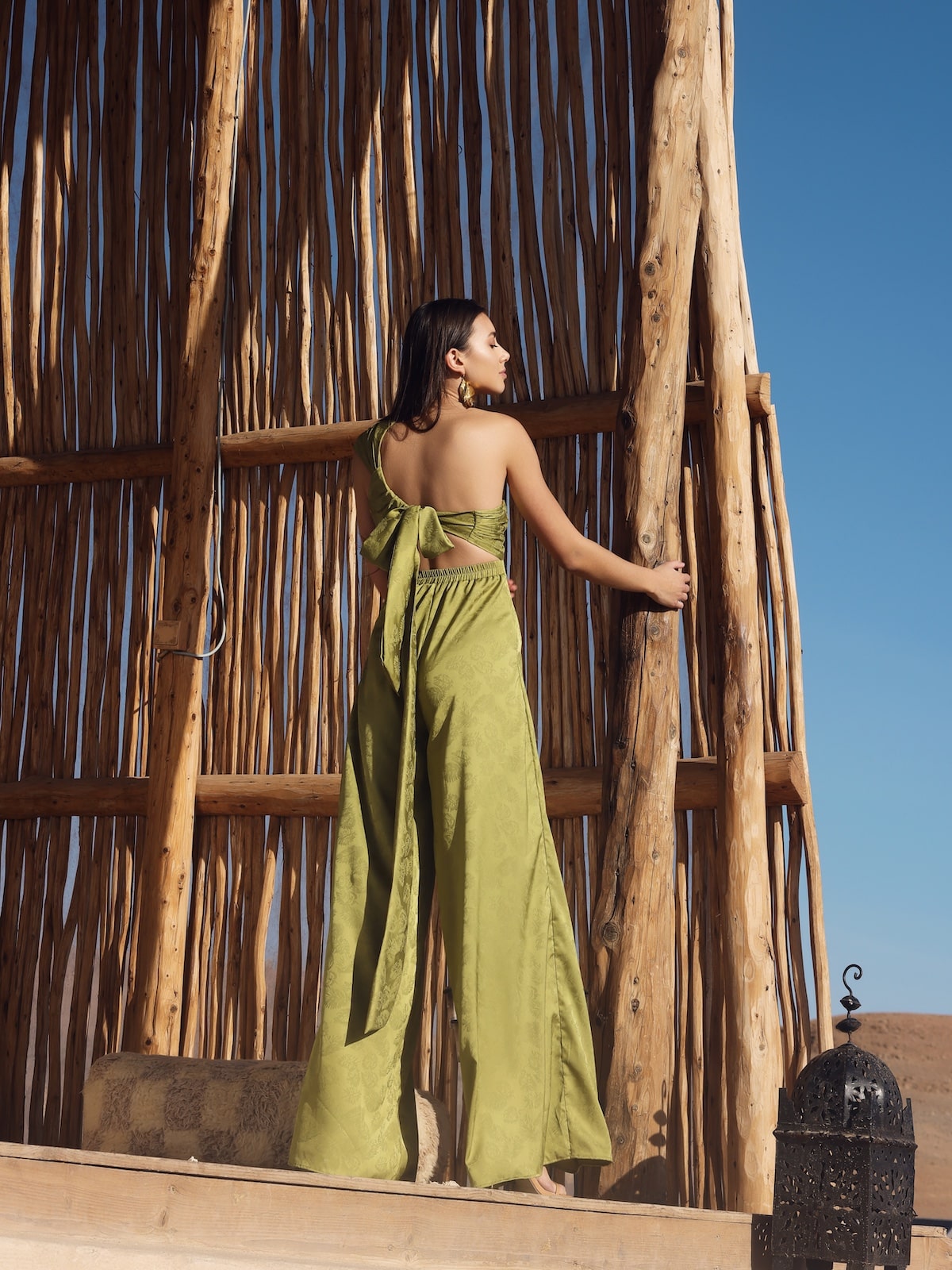 Zeen Vert Nafi Jumpsuit